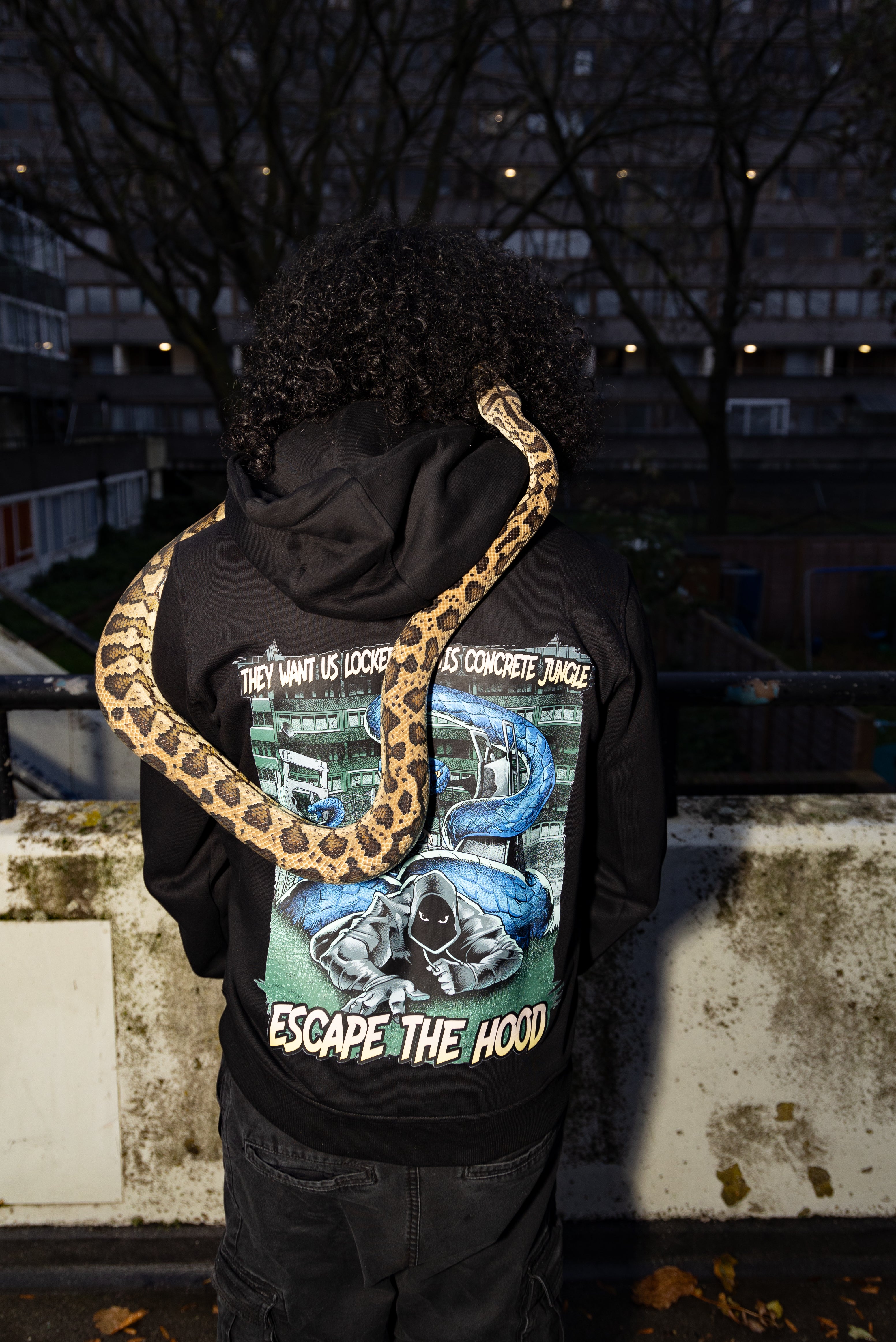 Concrete Jungle: Serpent Survival Hoodie