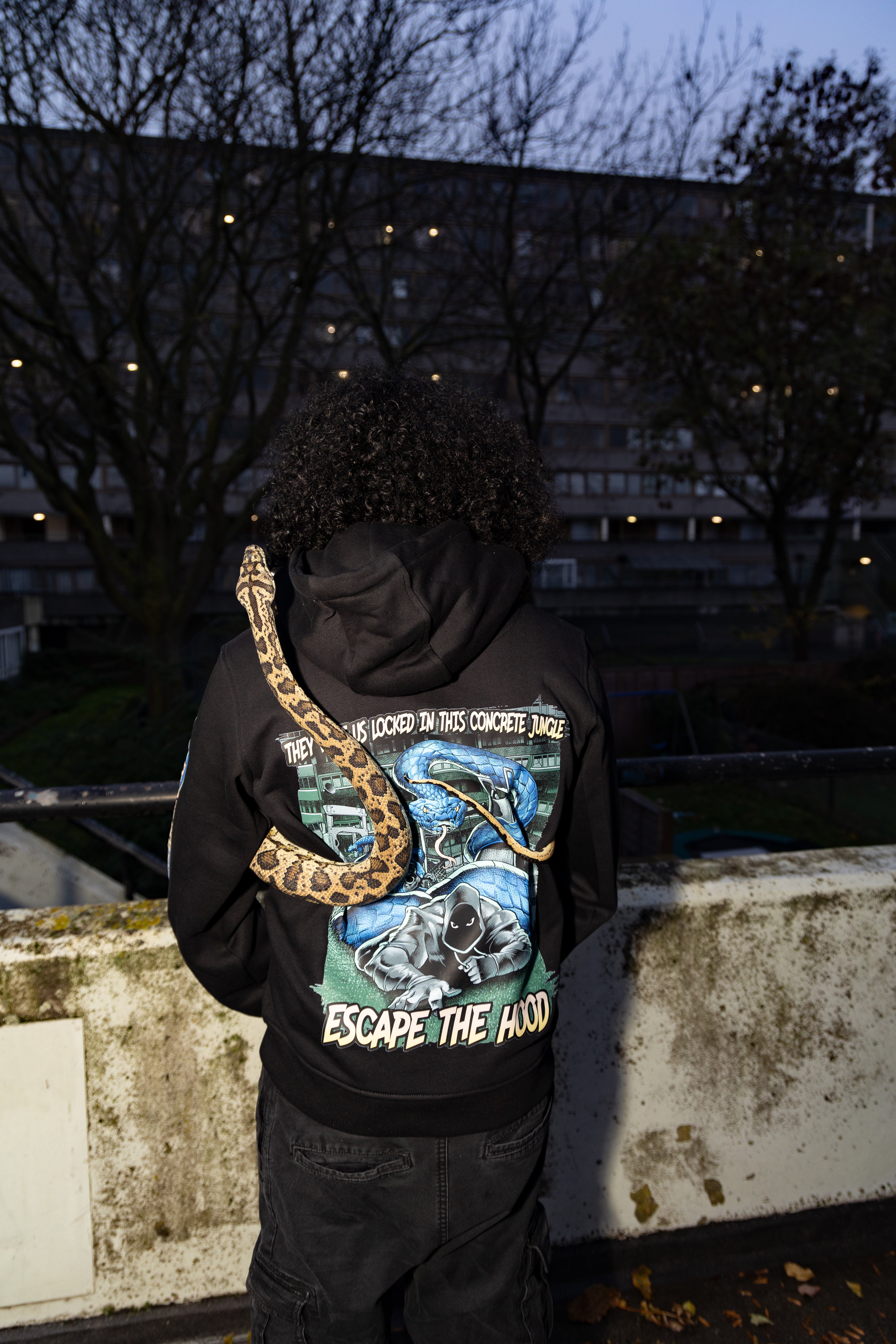 Concrete Jungle: Serpent Survival Hoodie