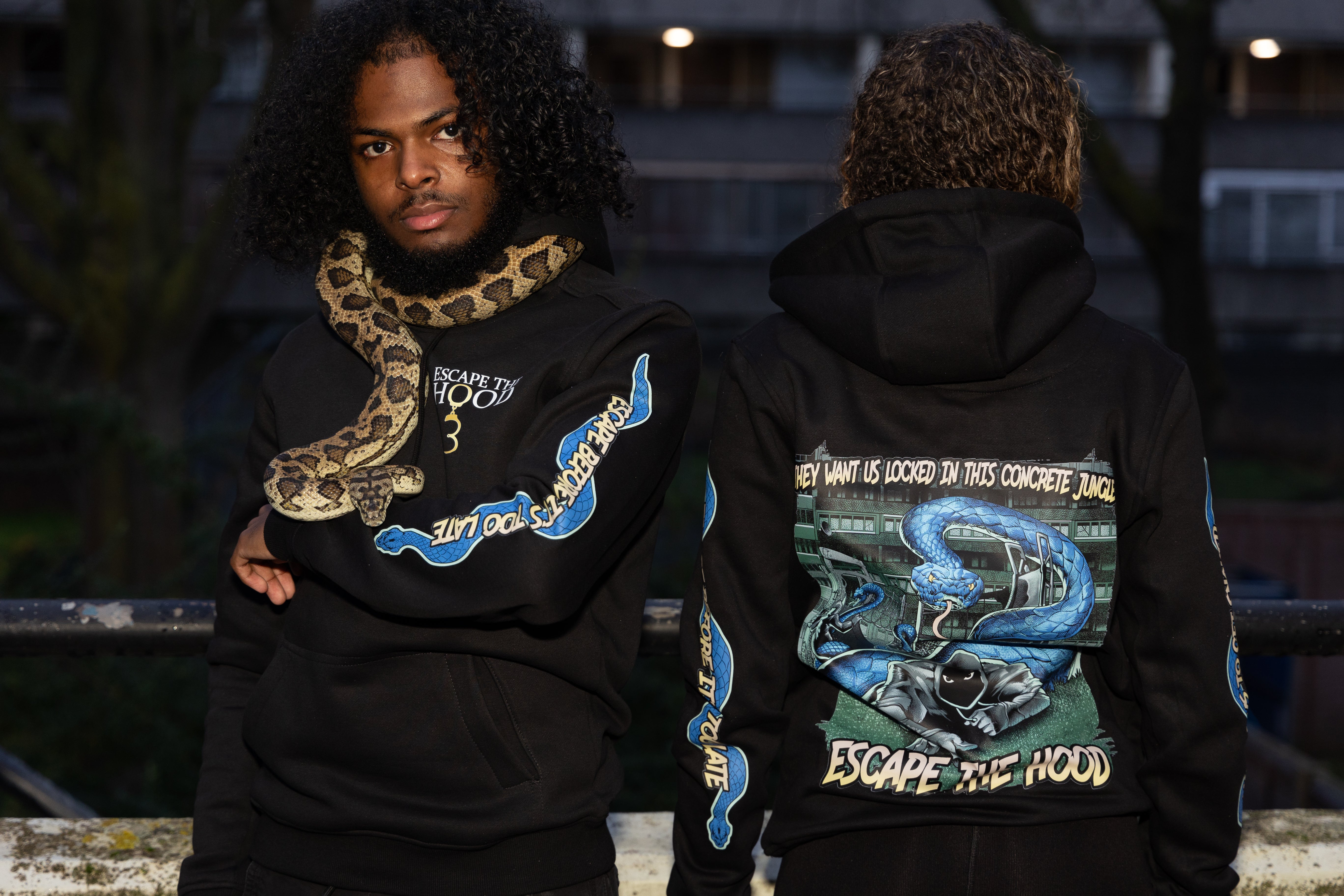 Concrete Jungle: Serpent Survival Hoodie