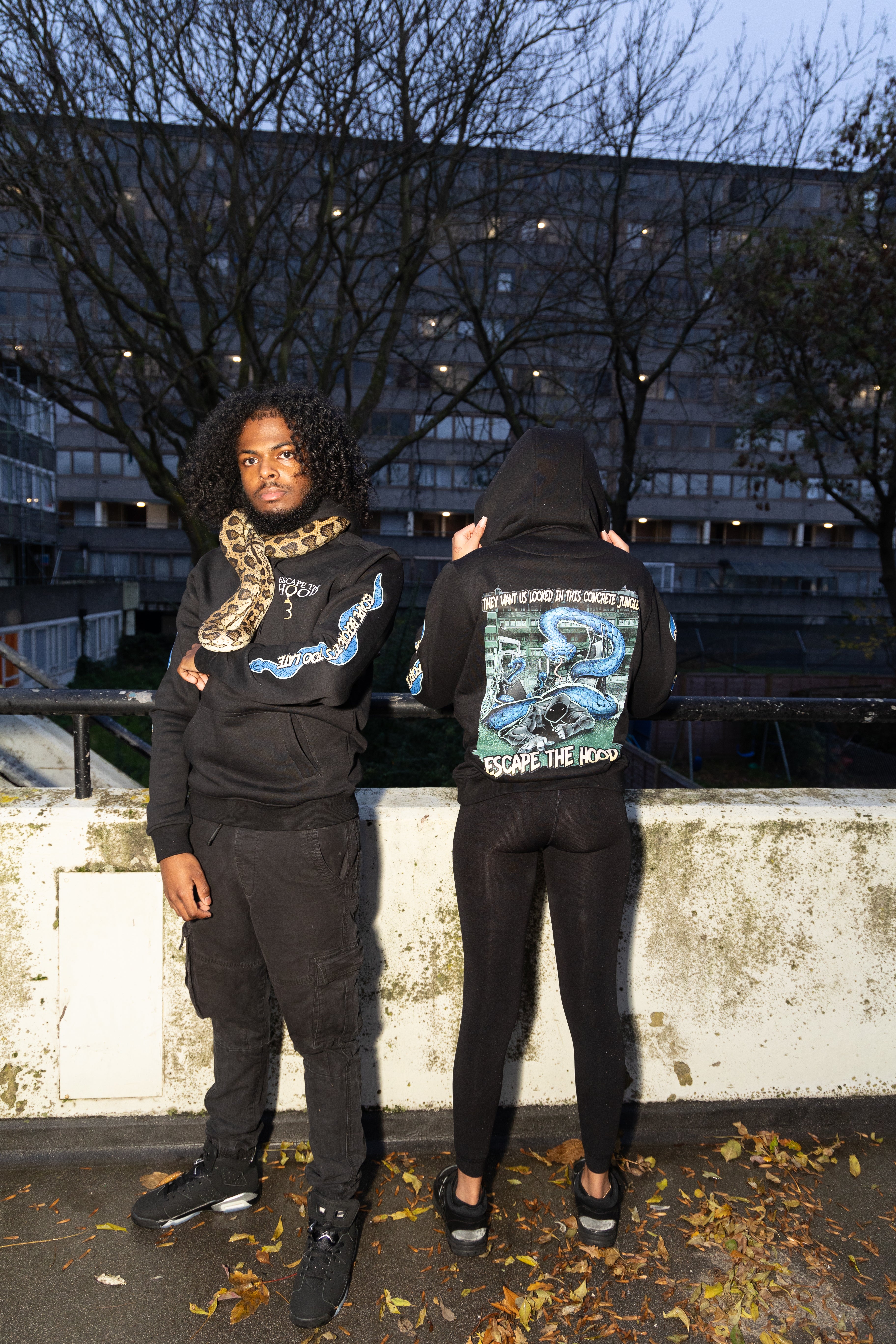 Concrete Jungle: Serpent Survival Hoodie