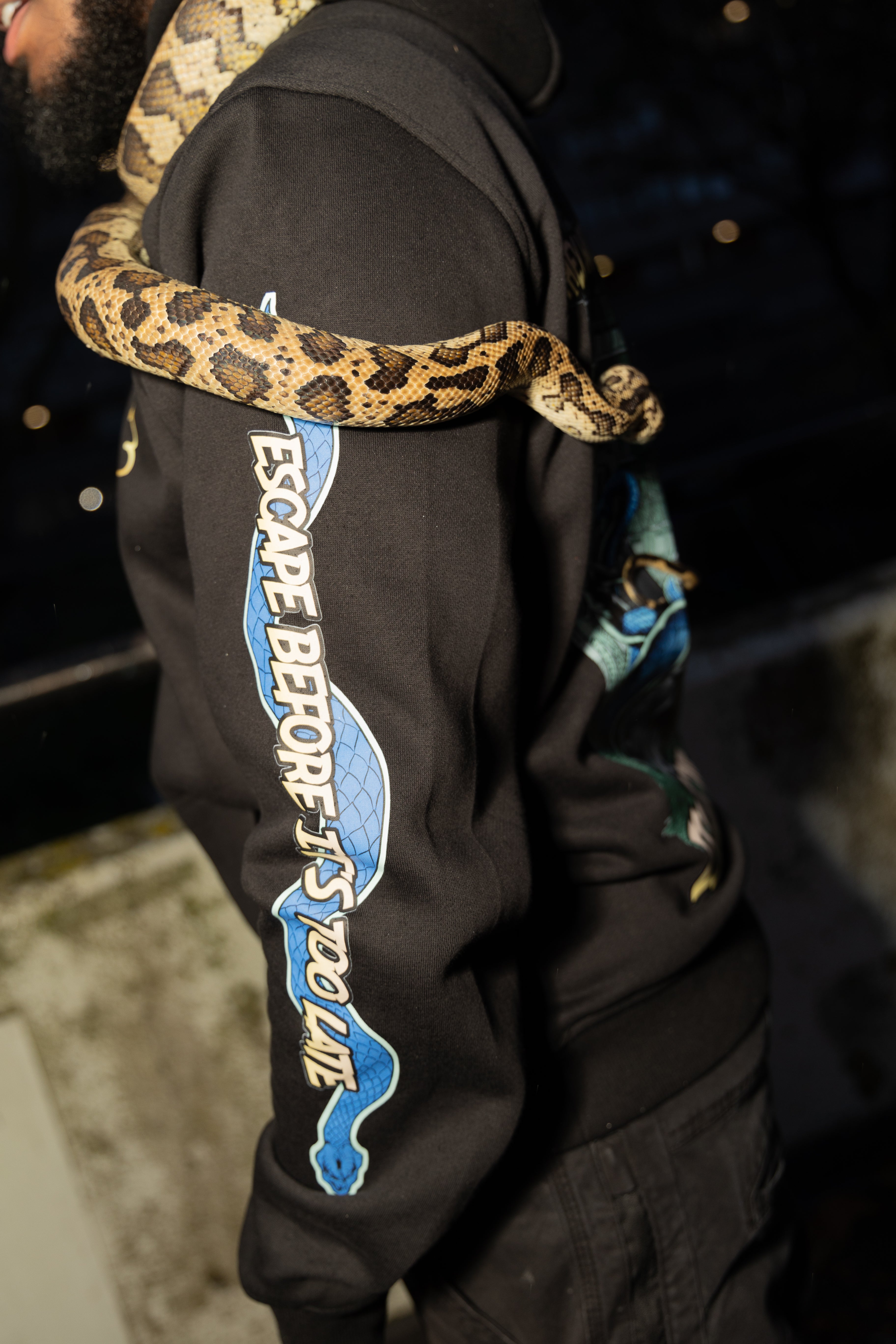 Concrete Jungle: Serpent Survival Hoodie