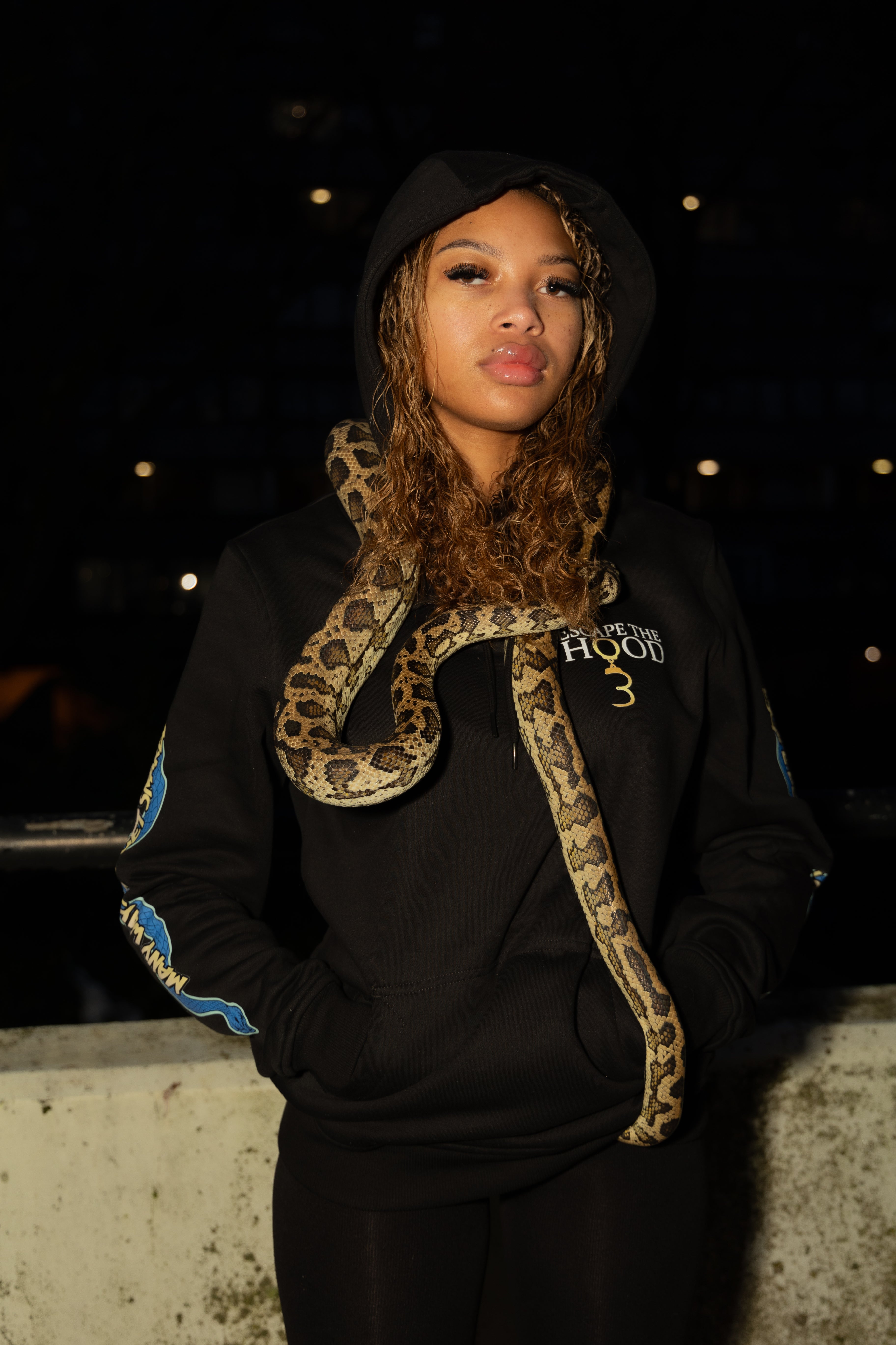 Concrete Jungle: Serpent Survival Hoodie