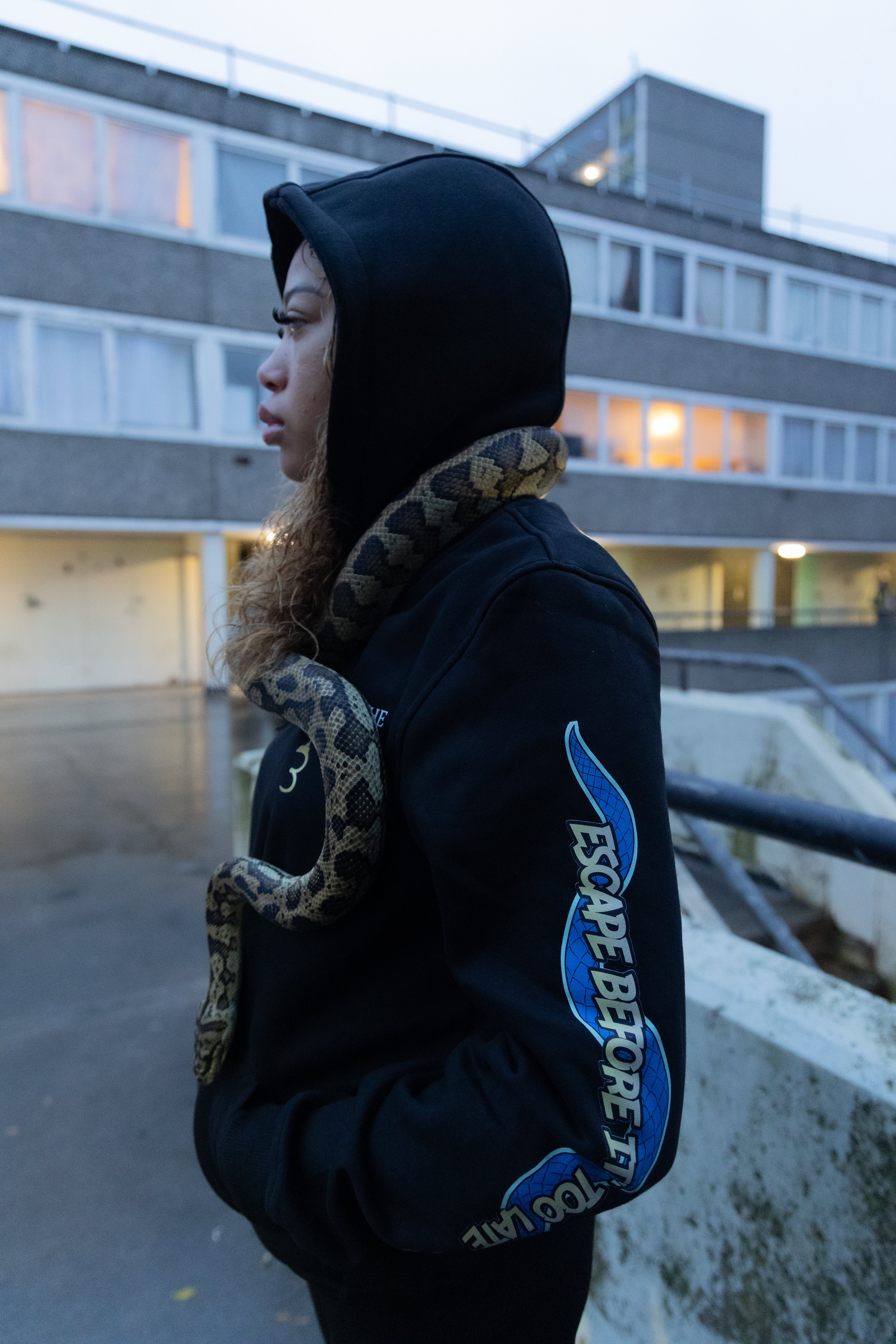 Concrete Jungle: Serpent Survival Hoodie