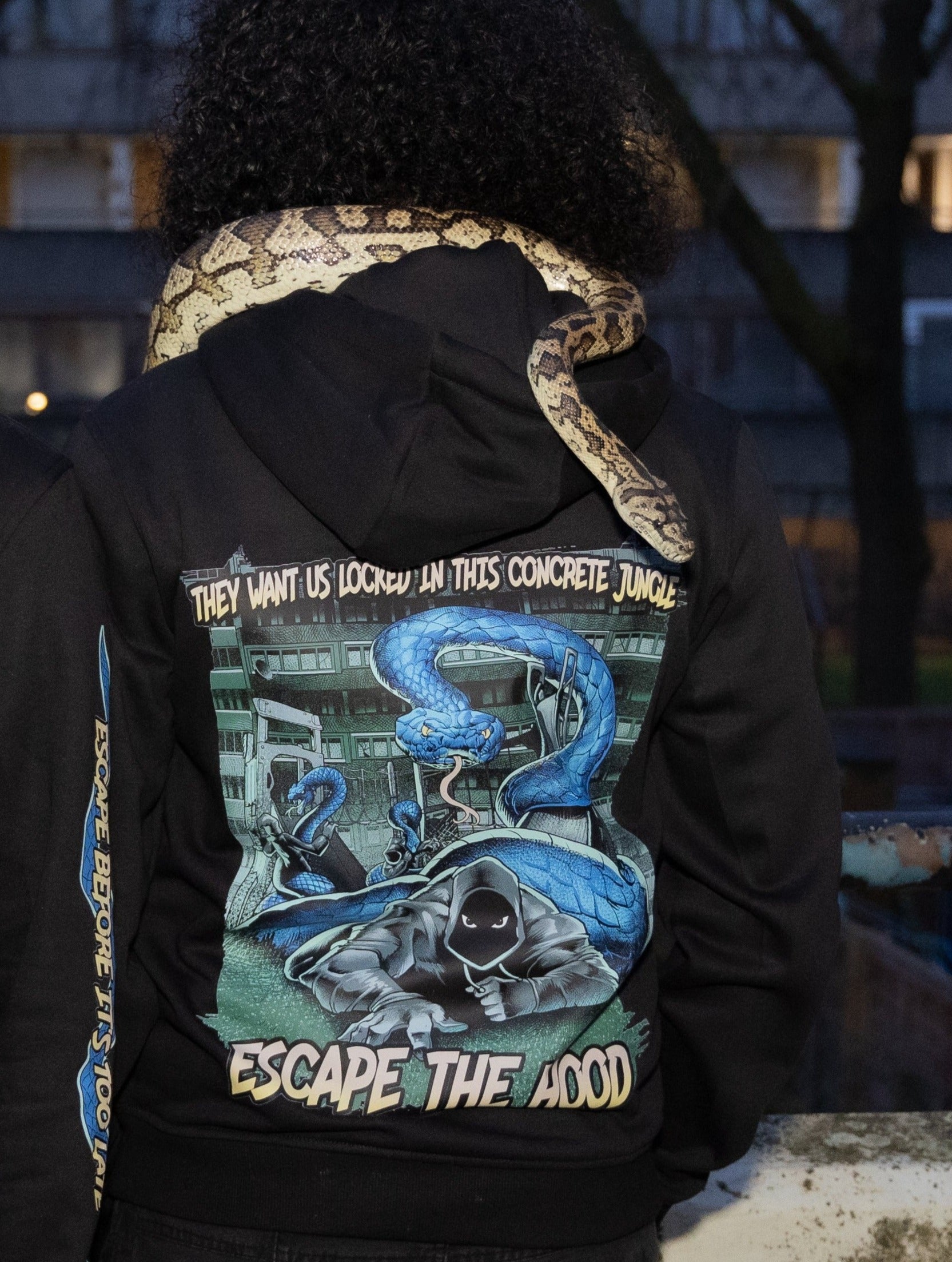 Concrete Jungle: Serpent Survival Hoodie